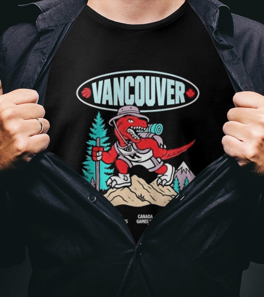 Toronto Raptors Vs Los Angeles Clippers Canada Games 2026 Vancouver Retro Style Basketball Event T-Shirt
