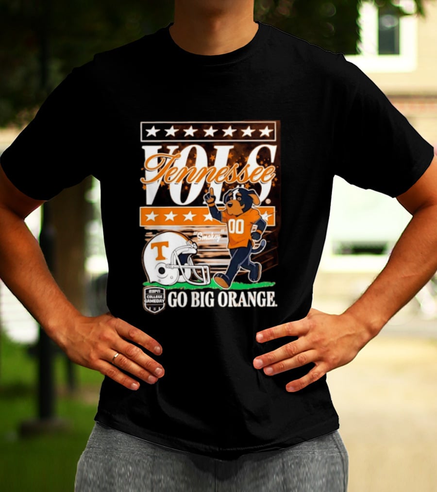Tennessee Vols Smokey Go Big Orange ESPN College Gameday T-Shirt