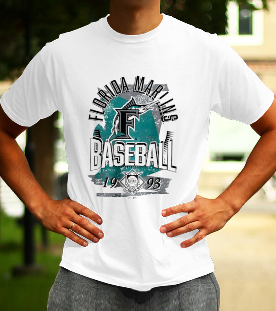Florida Marlins Baseball 1993 National League T-Shirt