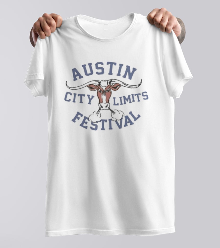 Austin City Limits Festival Longhorn Crewneck T-Shirt