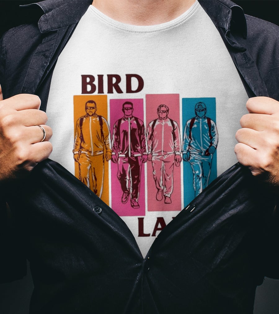 Baltimore Orioles Birdland Colorful Walking Figures T-Shirt
