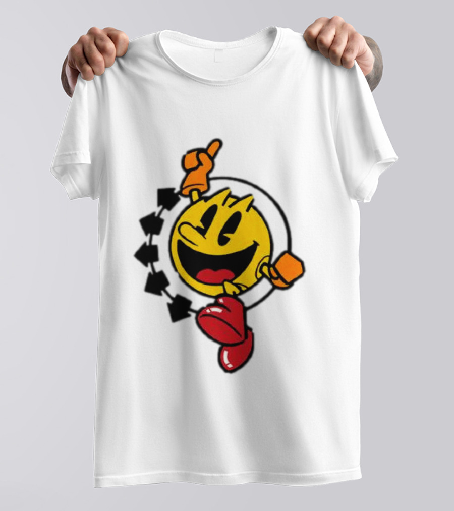 Pac Man X Blink 182 Smiley Collaboration T-Shirt