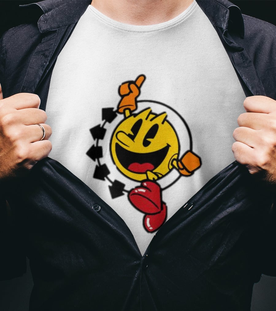 Pac Man X Blink 182 Smiley Collaboration T-Shirt