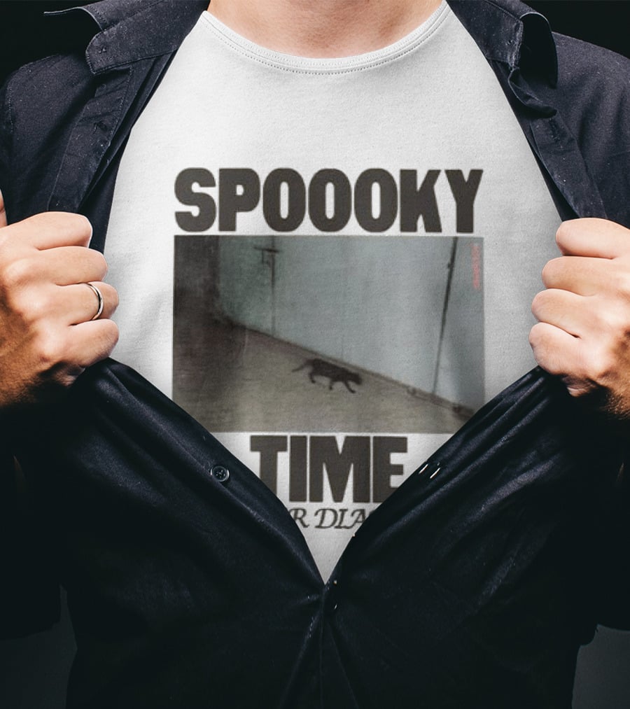 Spoooky Time Get Your Diapers On Caseoh Games Store Kitty CCTV T-Shirt