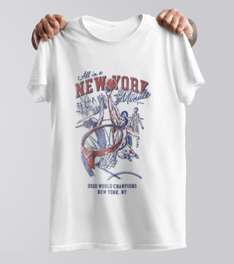New York Knicks Slam Dunk Basketball Championships NYC 2026 T-Shirt