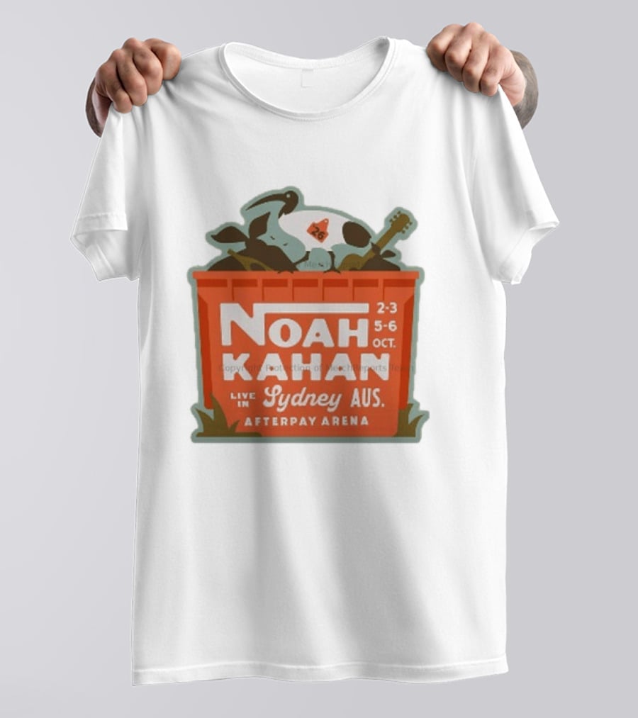Noah Kahan Live In Sydney AUS Afterpay Arena October 2 3 5 6 2026 T-Shirt