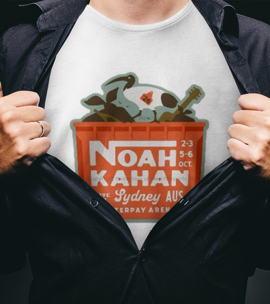 Noah Kahan Live In Sydney AUS Afterpay Arena October 2 3 5 6 2026 T-Shirt