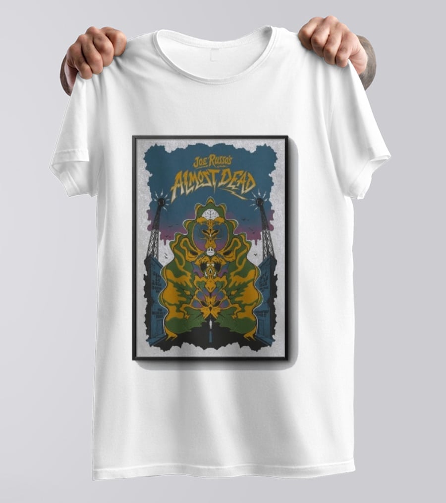 Joe Russo's Almost Dead Boston MA New York NY September 25 26 2026 Radio Tower T-Shirt