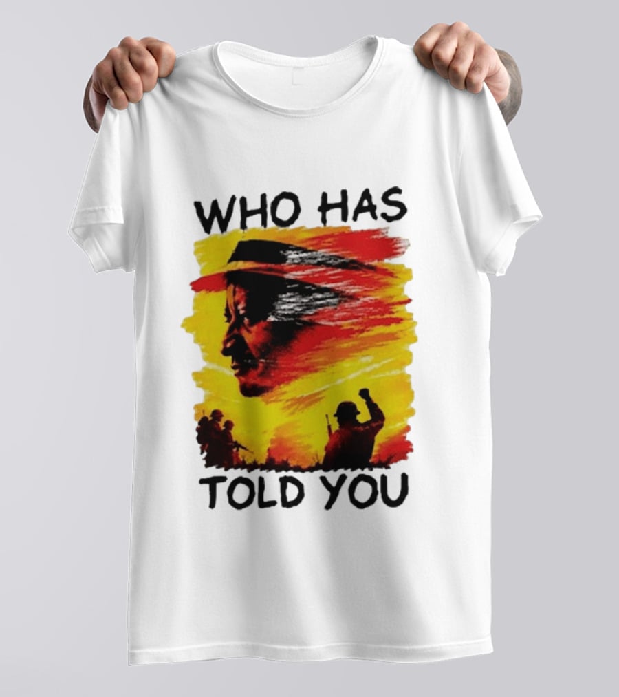 Edwin Sifuna Wears Raila Odinga's Who Has Told You T-Shirt