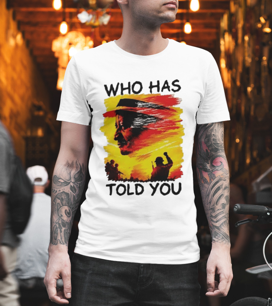 Edwin Sifuna Wears Raila Odinga's Who Has Told You T-Shirt
