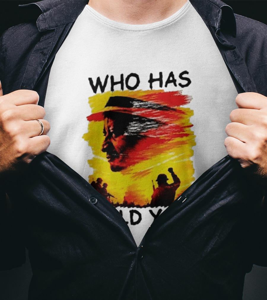 Edwin Sifuna Wears Raila Odinga's Who Has Told You T-Shirt