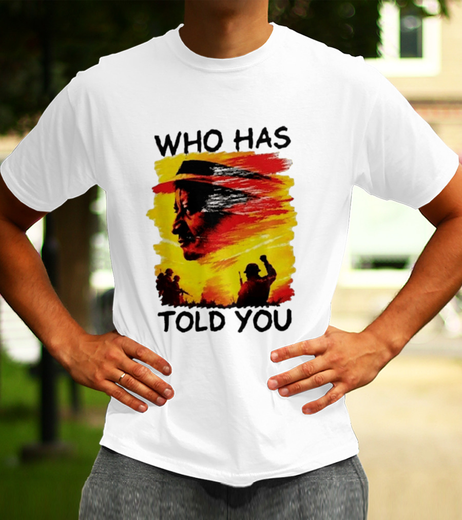 Edwin Sifuna Wears Raila Odinga's Who Has Told You T-Shirt