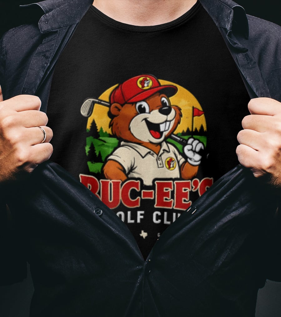 Buc Ee's Golf Club Beaver Good Golf Good Times T-Shirt