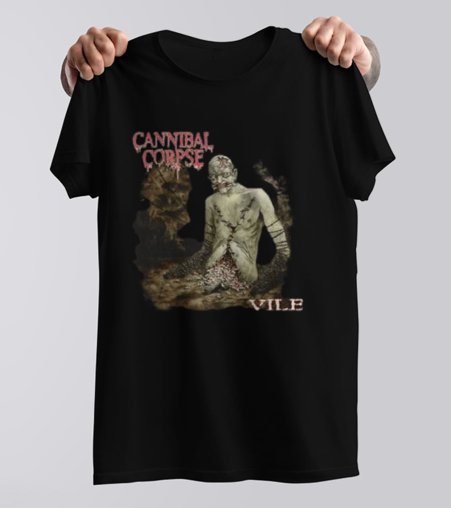 Cannibal Corpse Stab Hack Slash Kill Vile Album T-Shirt
