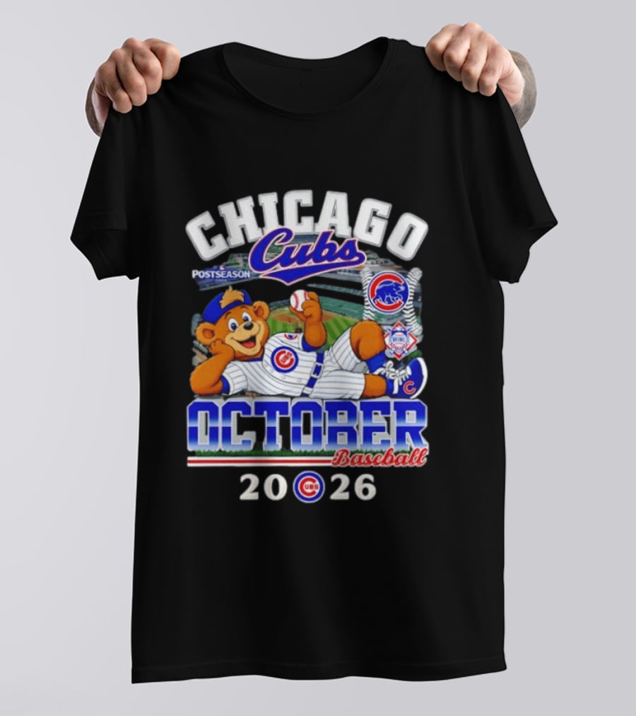 Chicago Cubs 2026 Postseason October Baseball T-Shirt