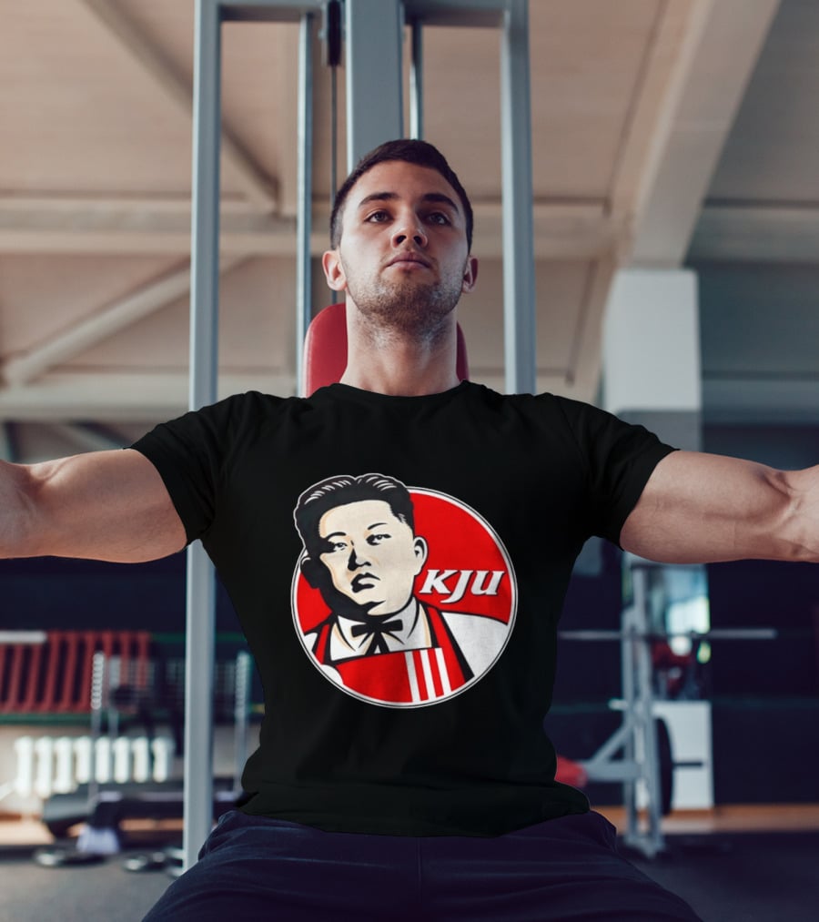 KJU Parody Red Circle Colonel Inspired It's Not KFC T-Shirt