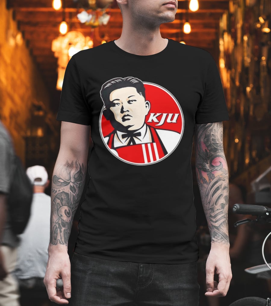 KJU Parody Red Circle Colonel Inspired It's Not KFC T-Shirt
