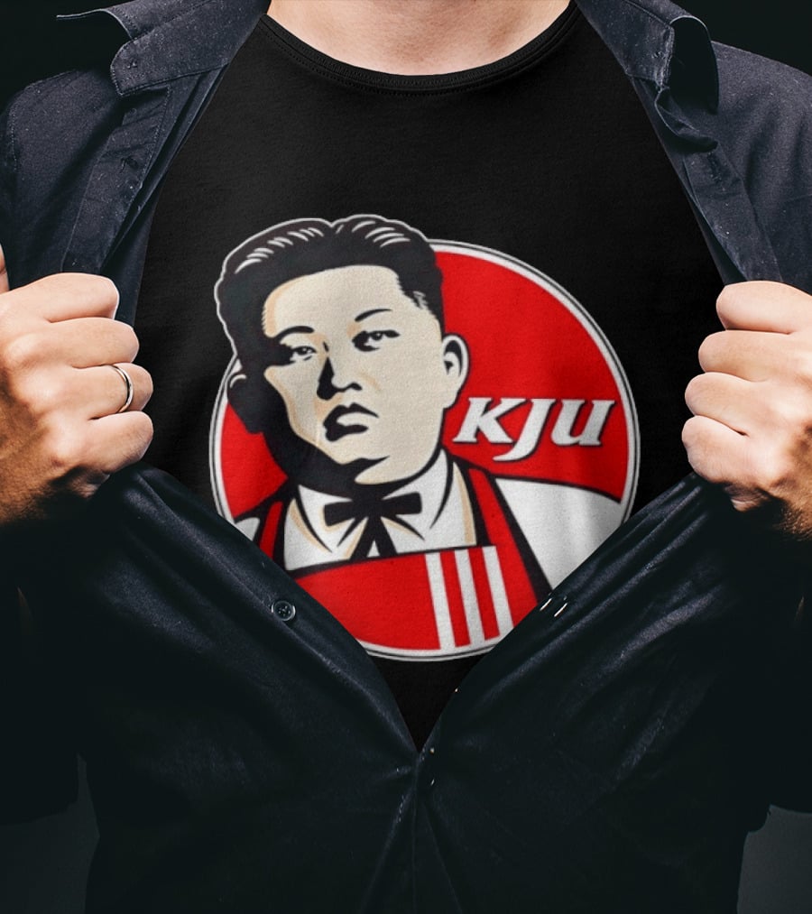 KJU Parody Red Circle Colonel Inspired It's Not KFC T-Shirt