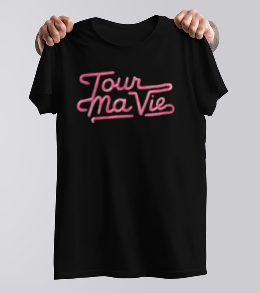 Doja Cat Tour Ma Vie Tunnel Pink Neon Styling T-Shirt