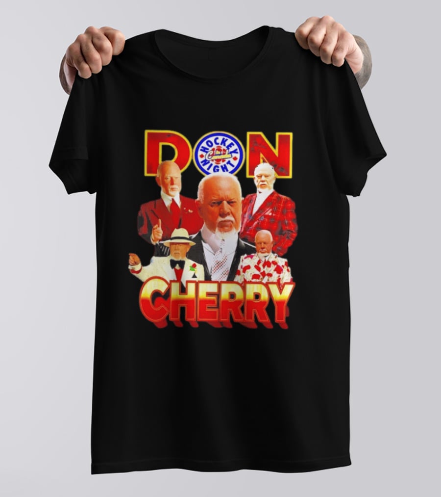 Hockey Night Don Cherry Boston Bruins Bootleg T-Shirt