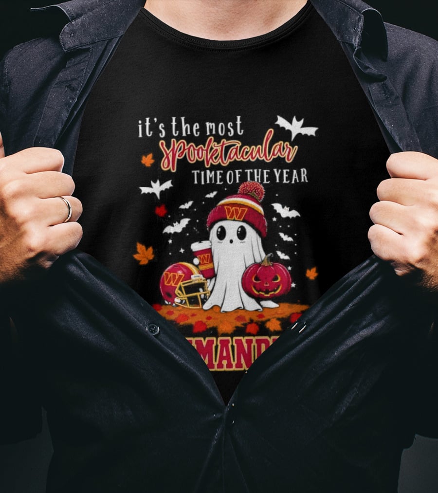 It's The Most Spooktacular Time Of The Year Washington Commanders Halloween T-Shirt