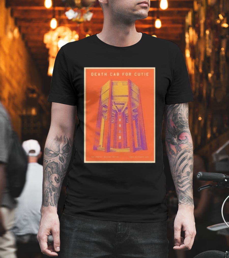 Death Cab For Cutie September 23 2026 Bristol I Built You A Tower Tour Prospect Building UK Event T-Shirt