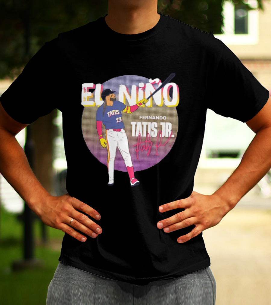 Fernando Tatis Jr. El Niño San Diego Padres Batting T-Shirt