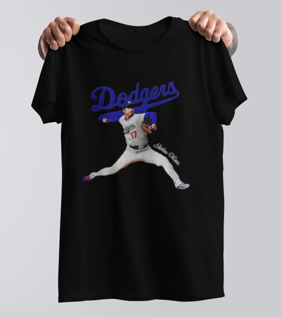 Dodgers Shohei Ohtani 17 Baseball Player Los Angeles T-Shirt