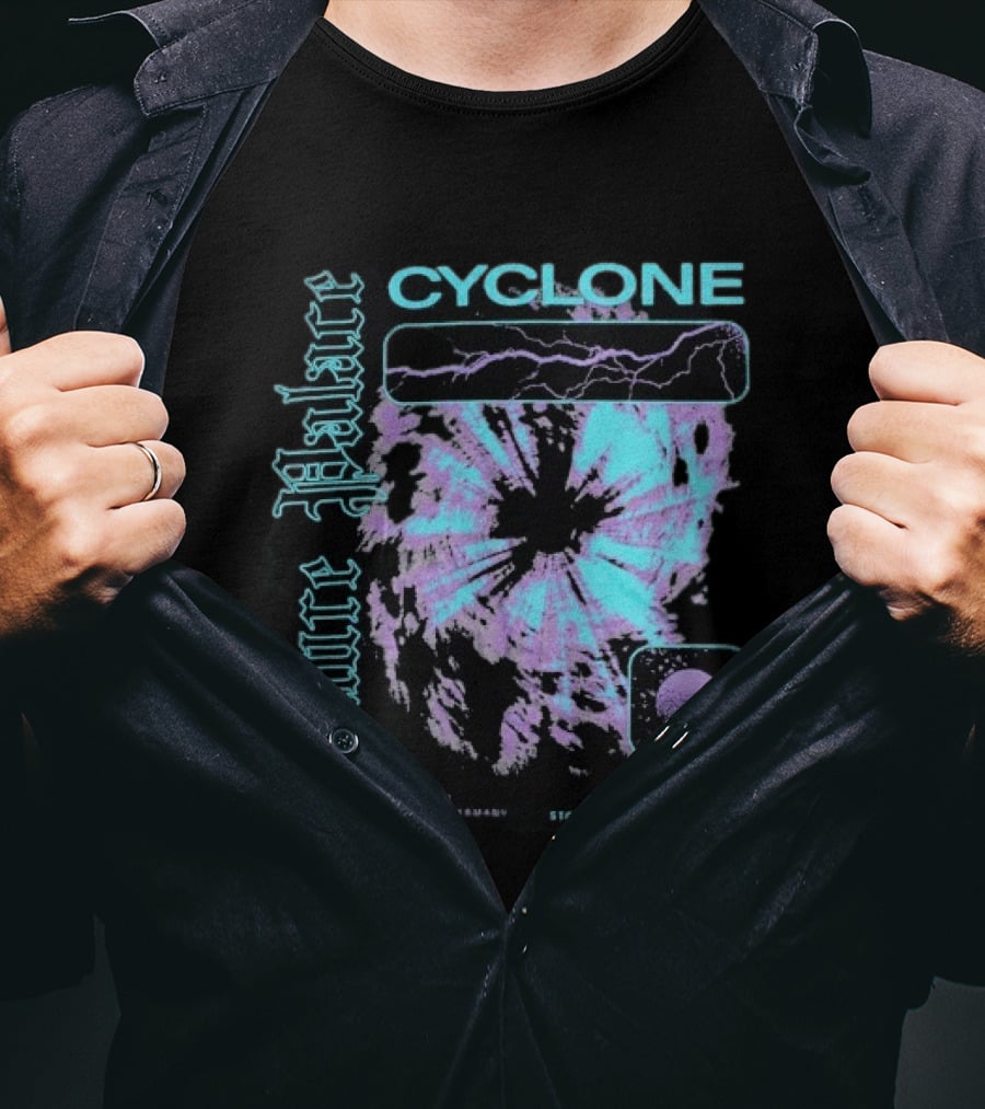 Future Palace Cyclone I Won't Rewind To When I Was The Storm Lightning Clouds Track 01 2023 Germany T-Shirt