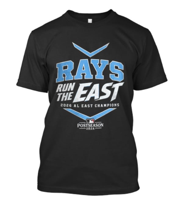 Rays Run The East 2026 AL East Champions Postseason MLB T-Shirt