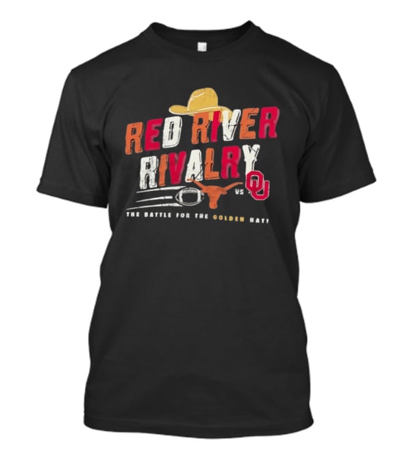 Texas Longhorns 2026 Red River Rivalry OU The Battle For The Golden Hat T-Shirt