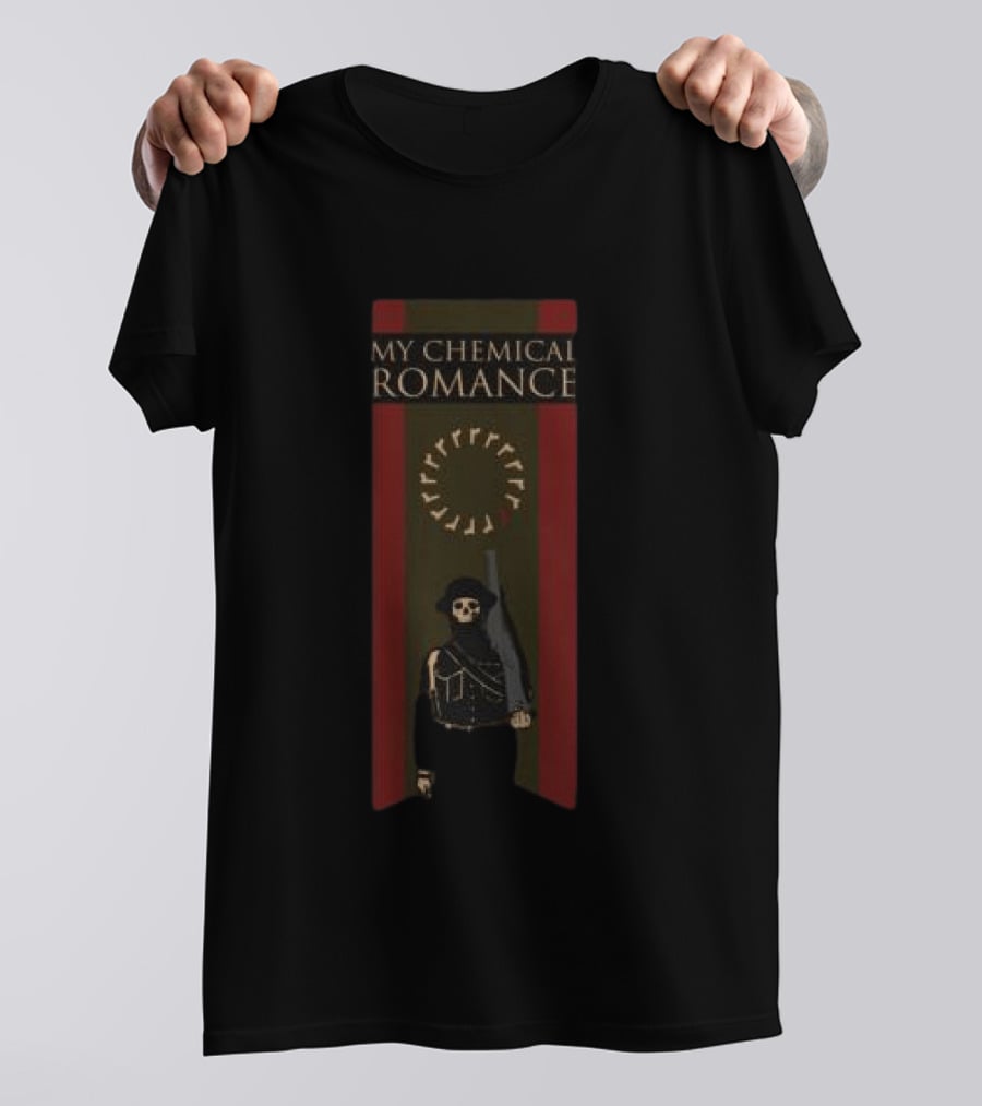 My Chemical Romance At Attention Skeleton Soldier T-Shirt
