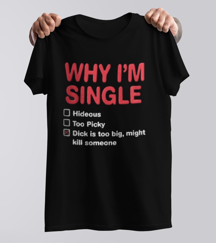 Why I'm Single Hideous Too Picky Just Might Hurt Someone T-Shirt