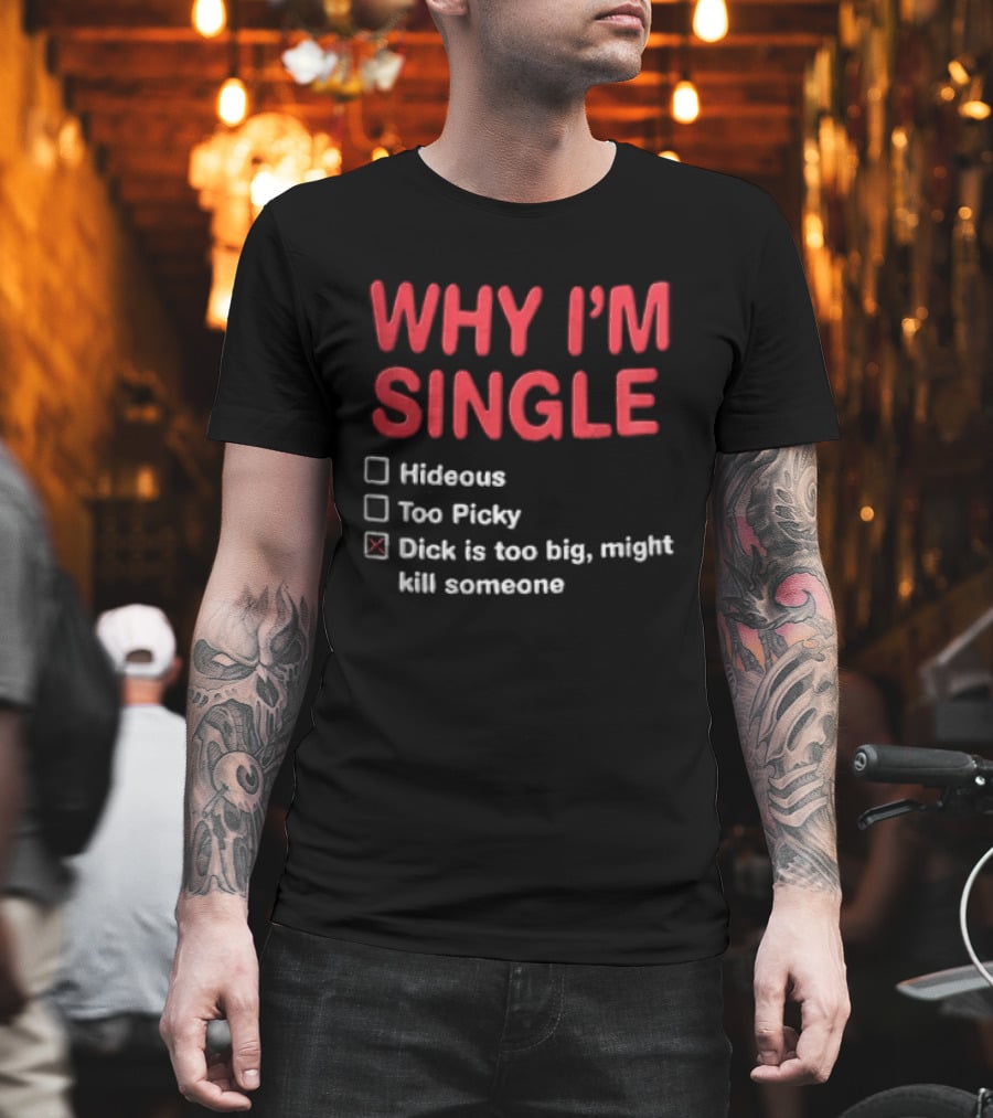 Why I'm Single Hideous Too Picky Just Might Hurt Someone T-Shirt