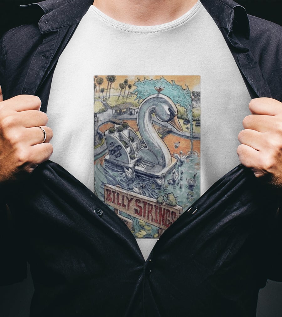 Billy Strings September 25 2026 Orpheum Theatre Los Angeles Swan Boat T-Shirt