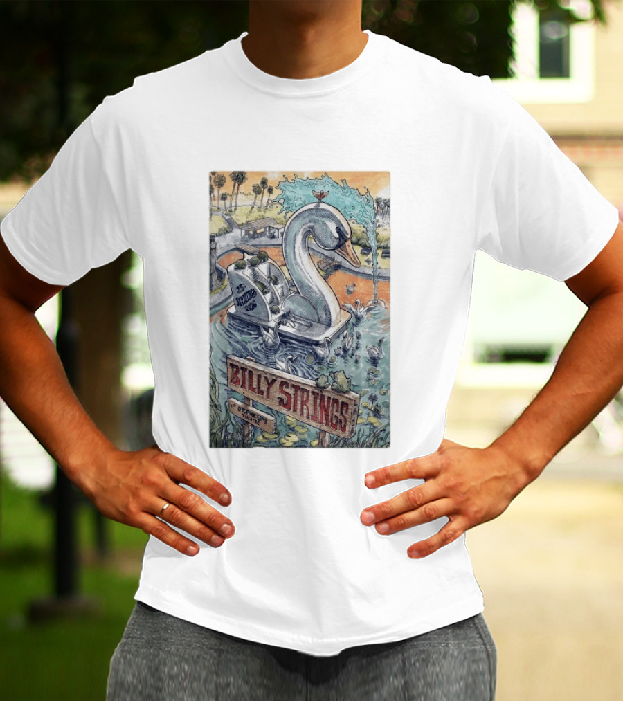 Billy Strings September 25 2026 Orpheum Theatre Los Angeles Swan Boat T-Shirt