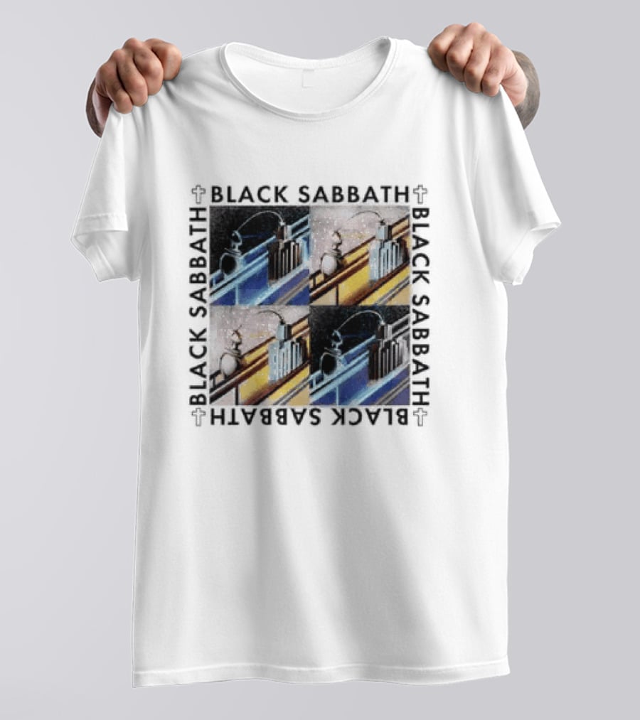 Black Sabbath Technical Ecstasy Raglan Blocks T-Shirt