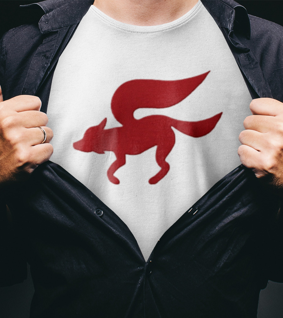 Flying Red Fox Tail Mythical Creature T-Shirt