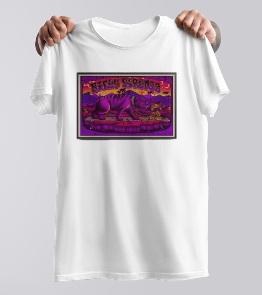 Billy Strings Tour 2026 Los Angeles Inglewood Purple Tiger T-Shirt