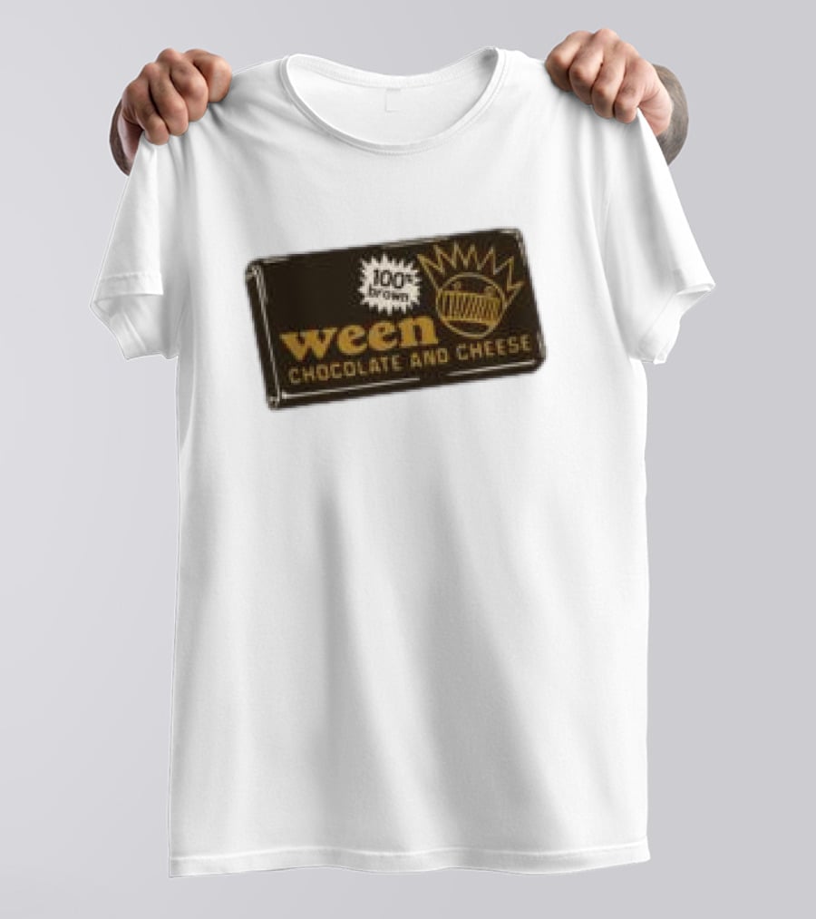 Ween Chocolate And Cheese 100% Brown T-Shirt
