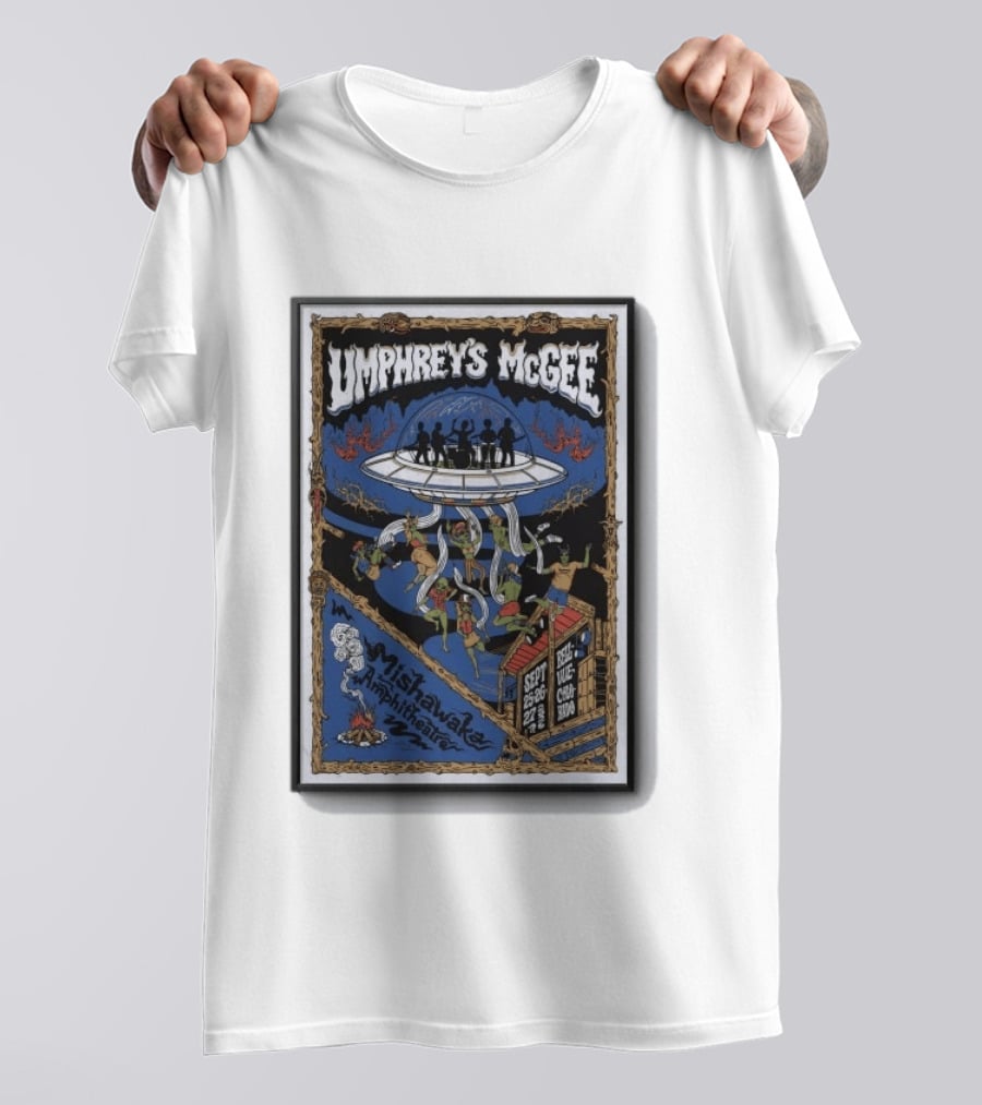 Umphrey's McGee Mishawaka Amphitheatre Tour 2026 SEPT 26 27 28 2026 T-Shirt