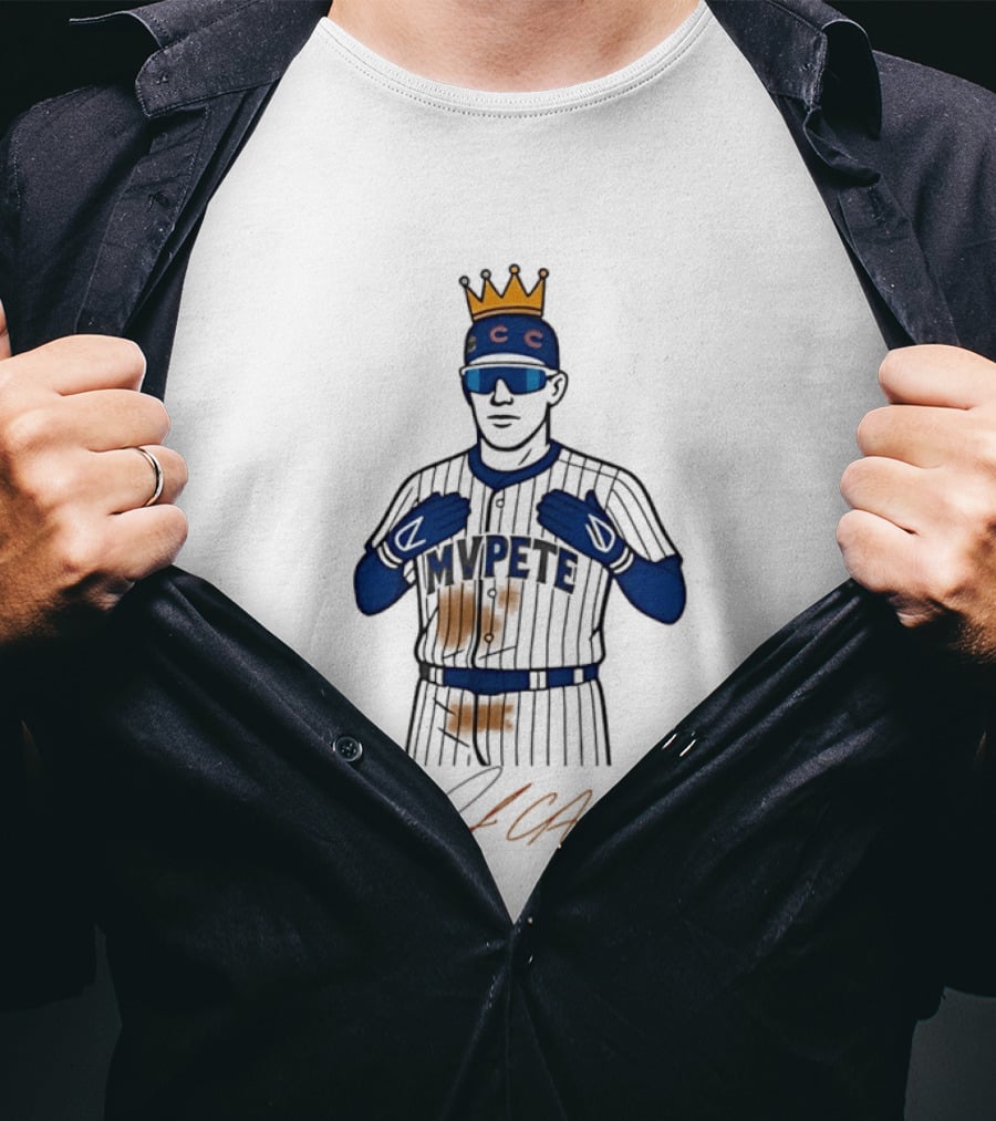 Pete Crow Armstrong MVPete King Cubs Baseball Fan T-Shirt