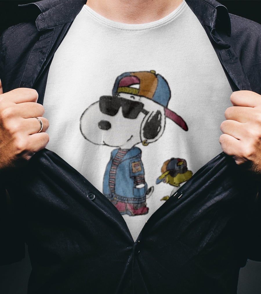 Snoopy Woodstock Cool Sunglasses Cap Jacket T-Shirt