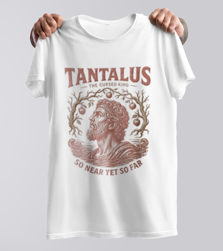 Tantalus The Cursed King So Near Yet So Far Myth Greek Legend T-Shirt