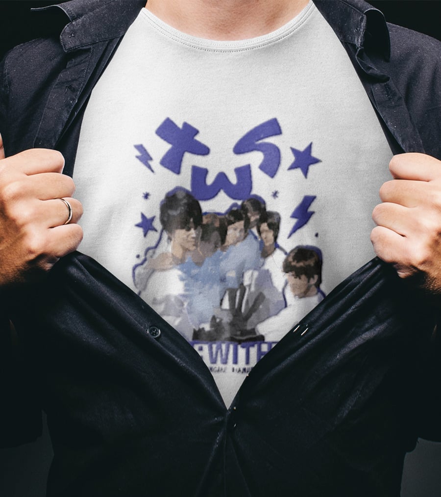 TWS Kpop Group 247 With Us Members Name T-Shirt