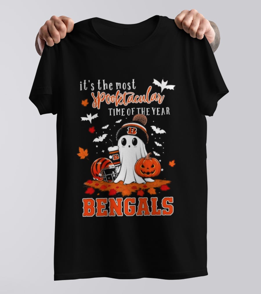 It's The Most Spooktacular Time Of The Year Bengals Halloween T-Shirt
