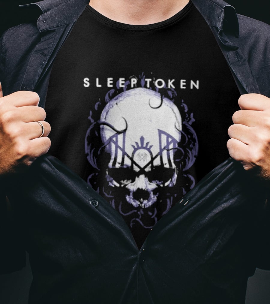 Sleep Token Skull With Crown And Mask T-Shirt
