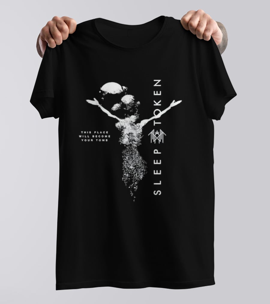Sleep Token This Place Will Become Your Tomb Underwater Tomb Vertical Bubbles T-Shirt