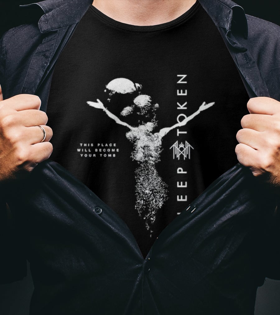 Sleep Token This Place Will Become Your Tomb Underwater Tomb Vertical Bubbles T-Shirt