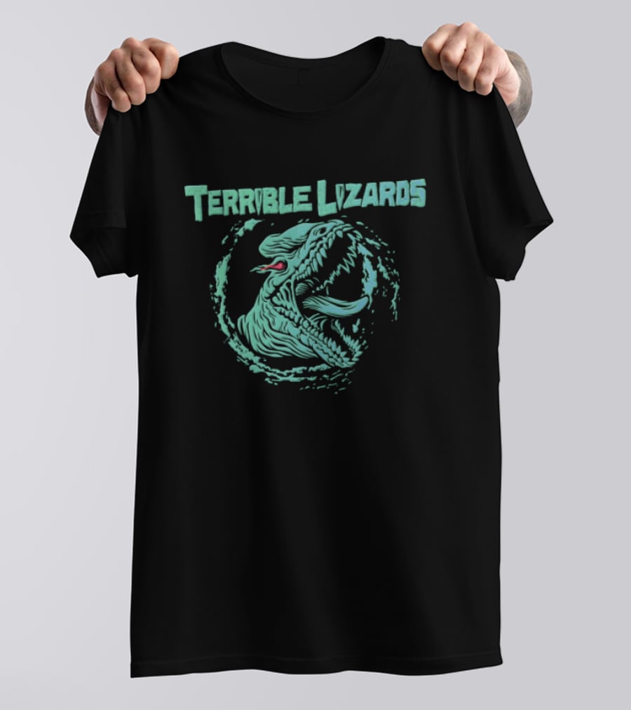 Terrible Lizards Dinosaur Rex Roaring T-Shirt
